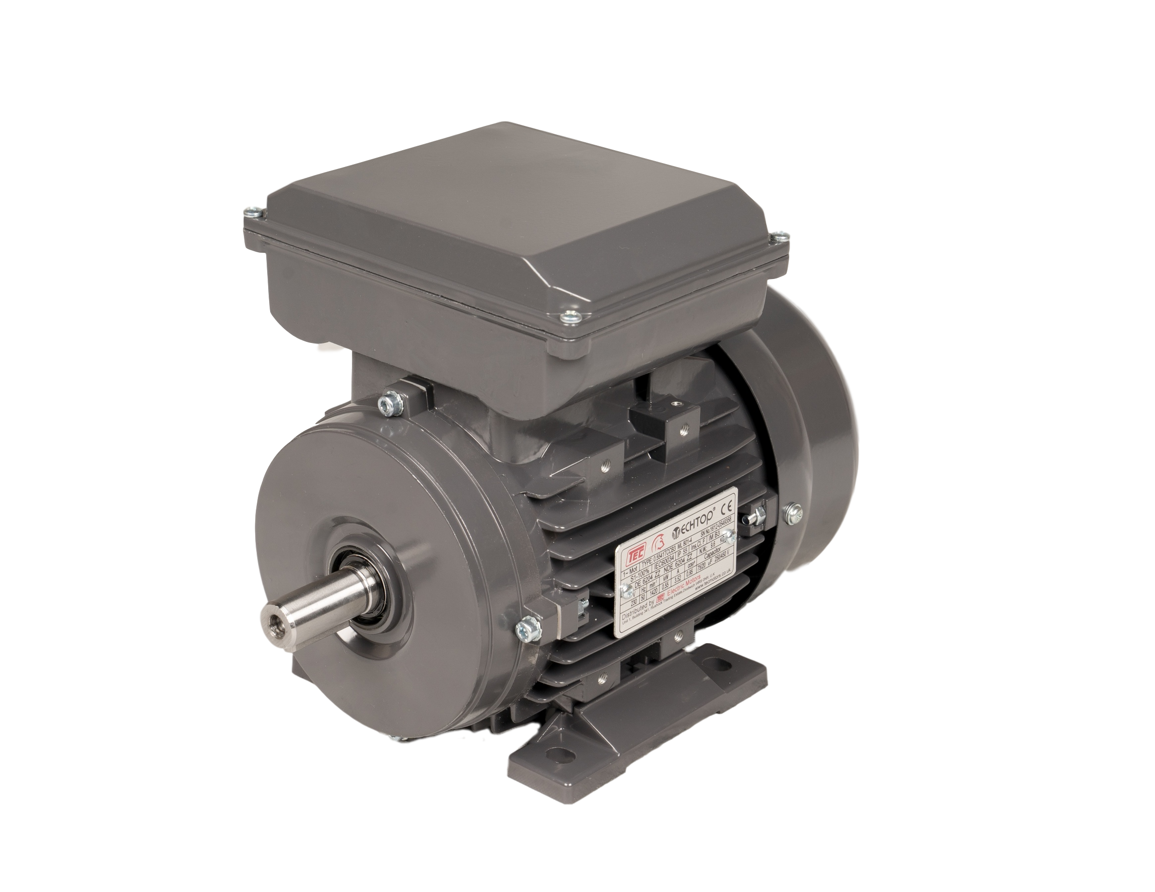 2.241TCCB3 2.2kw, 4 pole, single phase, capacitor start/capacitor run motor B3 foot mounted 1420 rpm