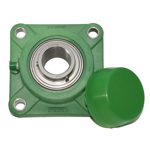 SF20 FPL204 PREMIUM Normal duty 4 bolt thermoplastic flange self-lube housed unit with stainless steel insert bearing - Metric Thumbnail