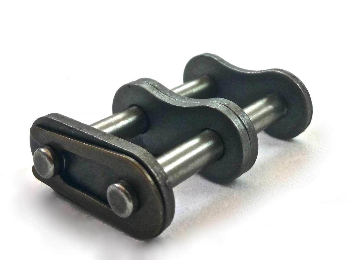 ANSI50-2-P Connecting Link 5/8" pitch American Spec duplex roller chain connecting link Thumbnail