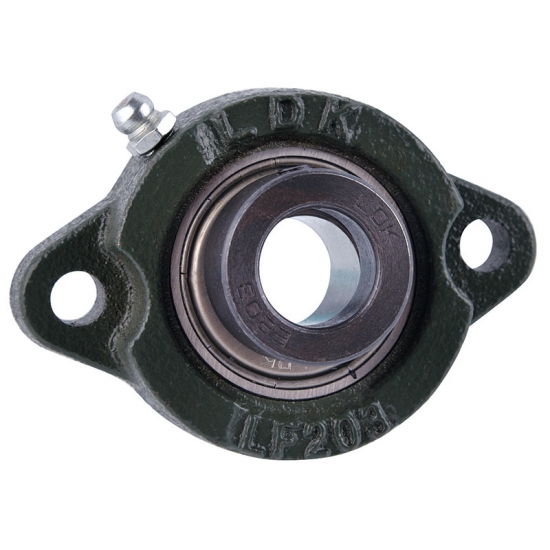 SBLF203 GENERIC 17mm Light duty 2 bolt cast iron flange self-lube housed unit - Metric Thumbnail