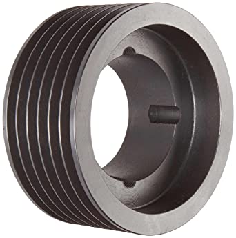 132MM X 6 GROOVE SPA V-BELT PULLEY TO SUIT BUSH 2517  Thumbnail
