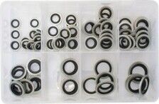 AT104 Assorted Box of Bonded Seal Washers Dowty Washers Metric Various Types Bonded Seal Thumbnail