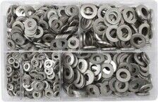 AT114 Assorted Flat Washers Metric - BZP Form A Various Types BZP Thumbnail