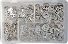 AT36 Assorted Stainless Steel Metric Flat Washers 650 Various Types BZP Thumbnail