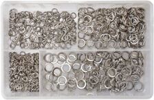 AT37 Assorted Stainless Steel Metric Spring Washers 650 Various Types BZP Thumbnail