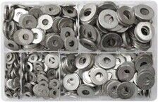 AT39 Assorted Flat Washers M5-M12 BZP 1000 Various Types BZP Thumbnail