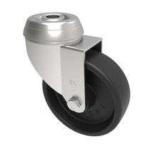 BZD75PLBH10 75mm Castor Light Duty General Purpose castors available with either top plate or bolt hole fittings Thumbnail
