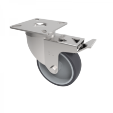 BZD75PLSWB 75mm Castor Light Duty General Purpose castors available with either top plate or bolt hole fittings Thumbnail