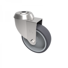 BZD75VGRBH10 75mm Castor Light Duty General Purpose castors available with either top plate or bolt hole fittings Thumbnail