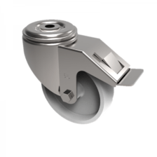 BZMM100PLBBH12SWB 100mm Castor Medium Duty General Purpose castors available with either top plate or bolt hole fittings Thumbnail