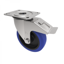 BZMM125RNBSWB 125mm Castor Medium Duty General Purpose castors available with either top plate or bolt hole fittings Thumbnail