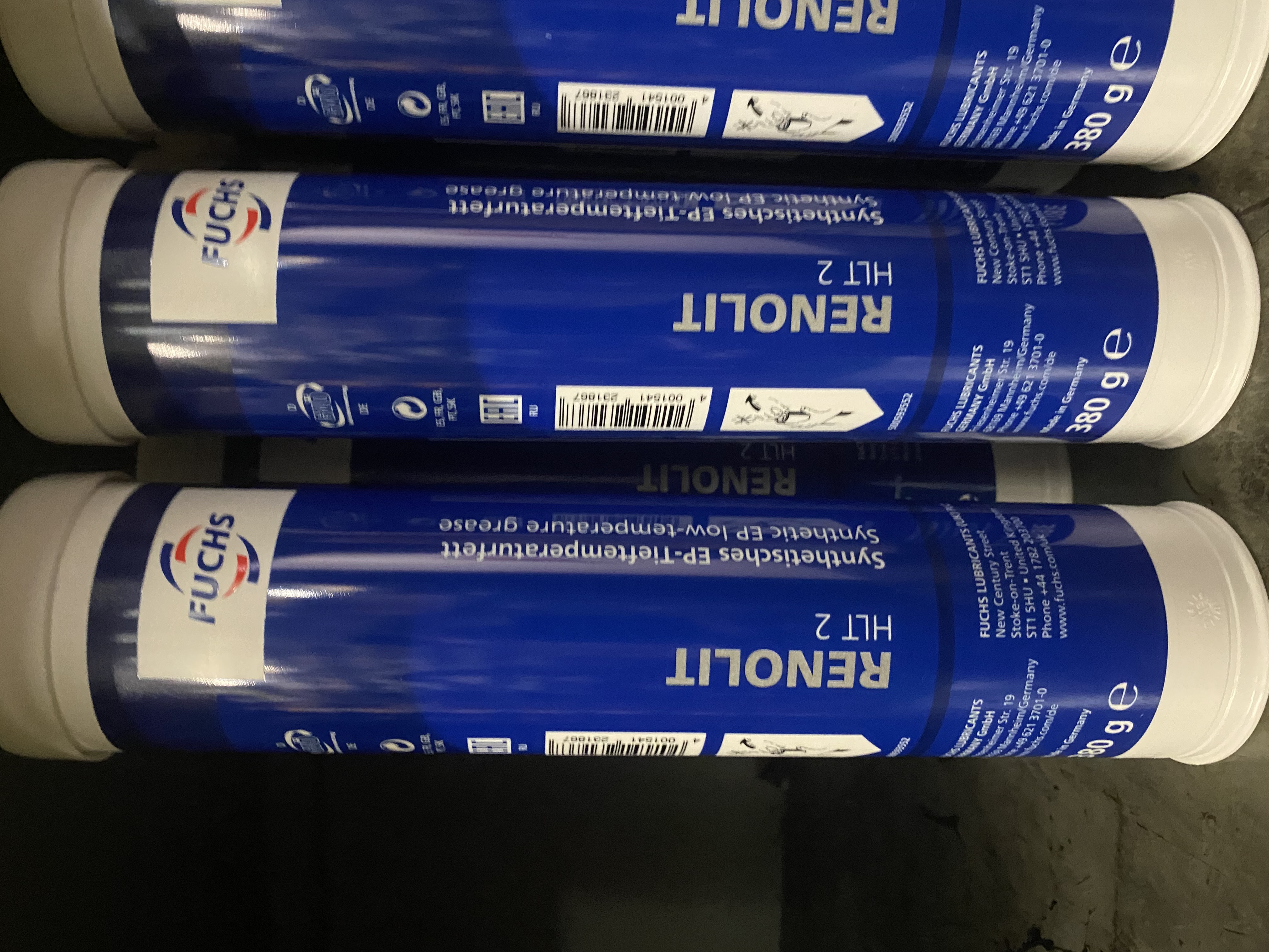 GREASE RENOLIT HLT2 400g FUCHS CARTRIDGE