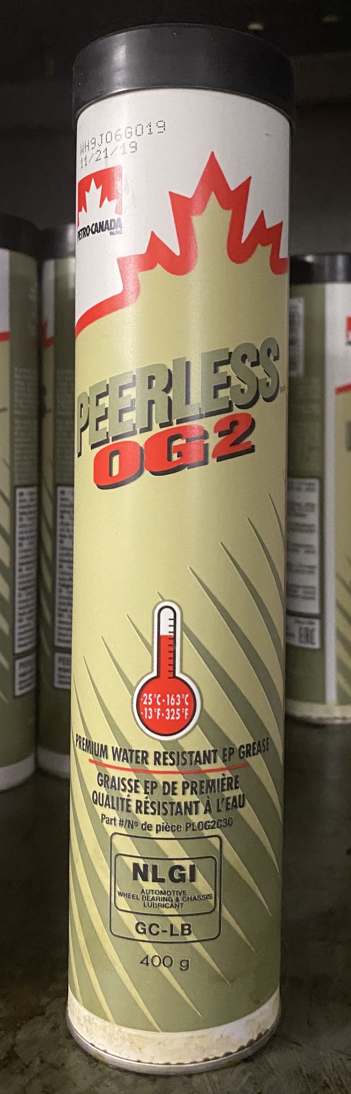 GREASE PETRO CANADA PEERLESS OG2 400g CARTRIDGE