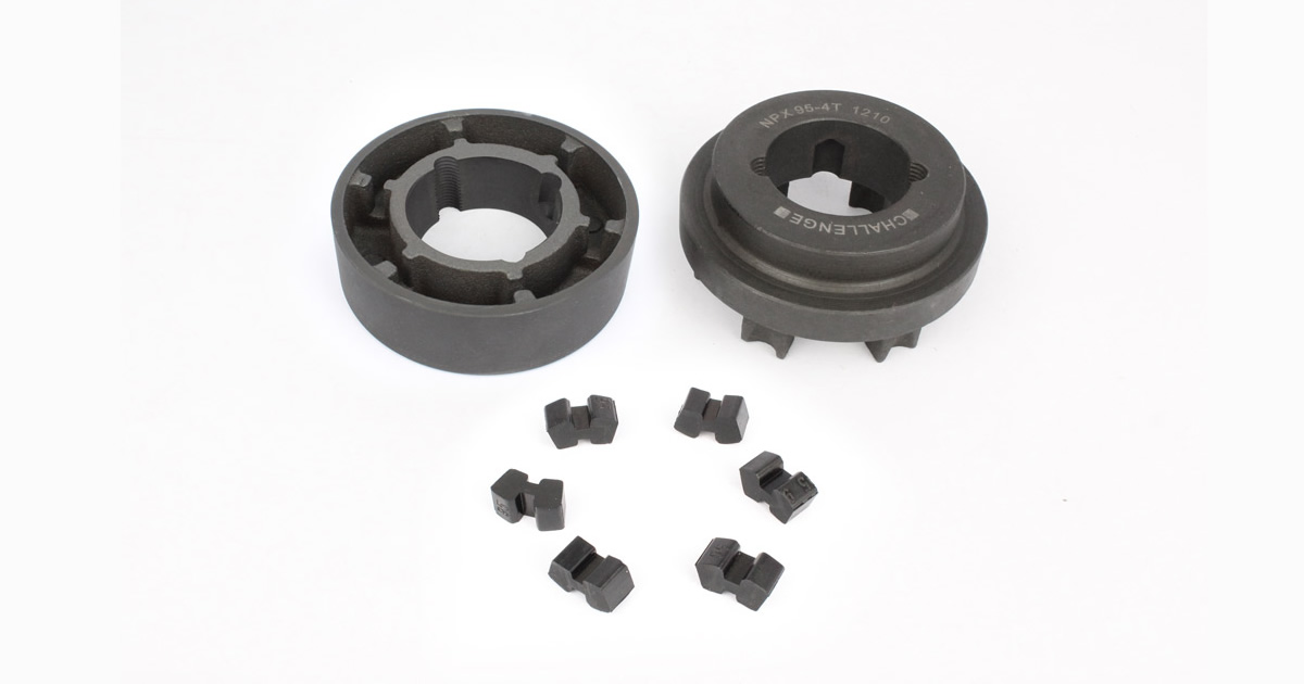 NPX 225 Coupling Hub Flanges 2 + 3 GENERIC  N-EUPEX type jaw pin coupling