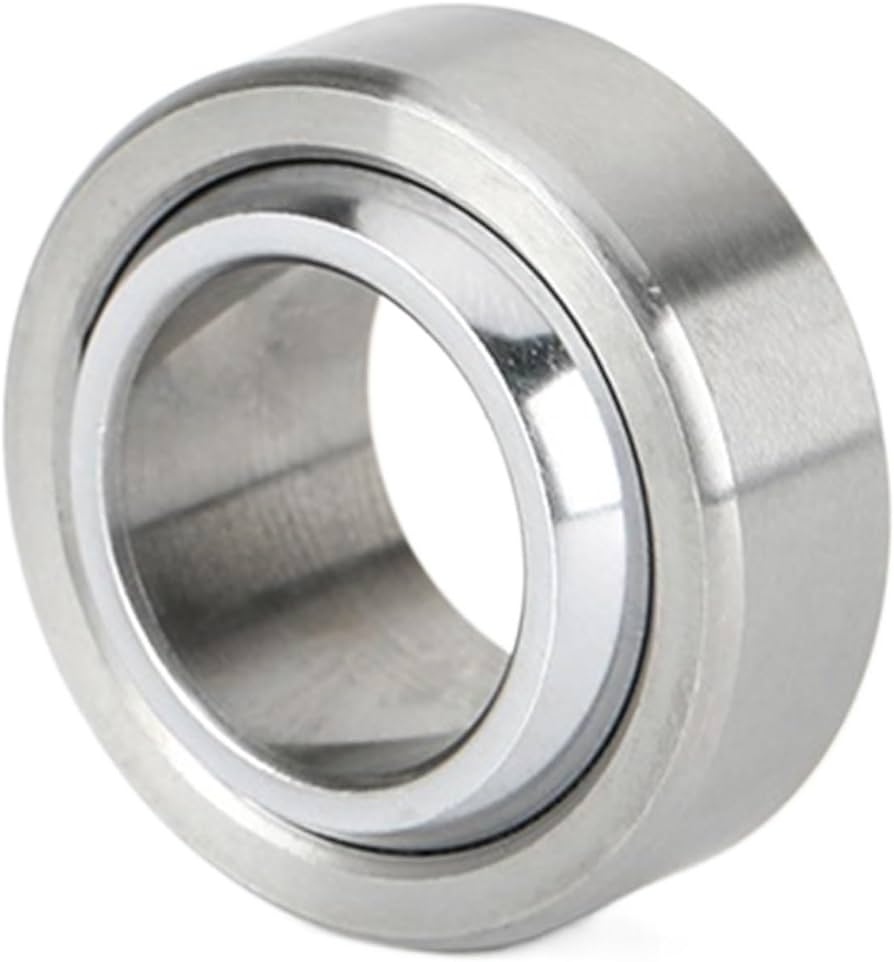 GEH10C GENERIC 10x22x12/7mm Heavy Duty Spherical Plain Bearing with a steel/PTFE sintered bronze contact surface and are maintenance-free. 