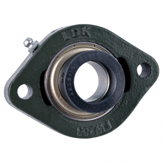 SAFW202 GENERIC 15mm Light duty 2 bolt cast iron flange self-lube housed unit eccentric locking collar - Metric