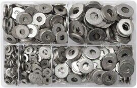 AT39 Assorted Flat Washers M5-M12 BZP (1000) Various Types BZP