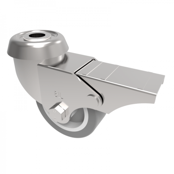 BZD50VGRBH10SWB 50mm Castor Light Duty General Purpose castors available with either top plate or bolt hole fittings