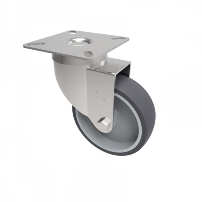 BZD75VGR 50mm Castor Light Duty General Purpose castors available with either top plate or bolt hole fittings