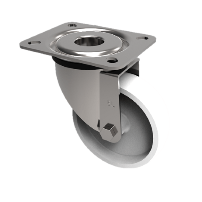 BZK200NYBJ 200mm Castor Heavy Duty General Purpose steel castors available with either top plate or bolt hole fittings