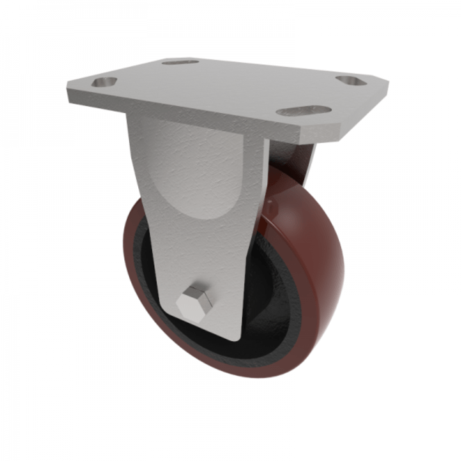 BZKF150PTBJ 150mm Castor Heavy Duty General Purpose steel castors with top plate fittings