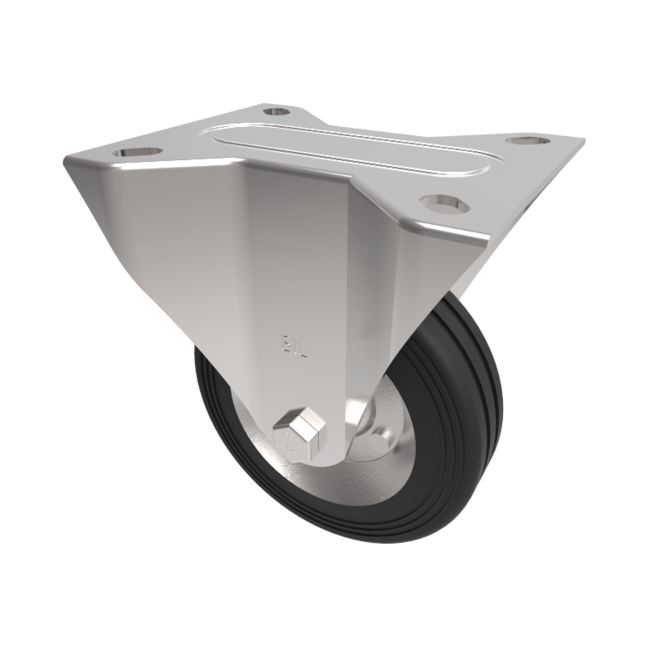 BZMMF80BSB 80mm Castor Medium Duty General Purpose castors available with top plate fittings