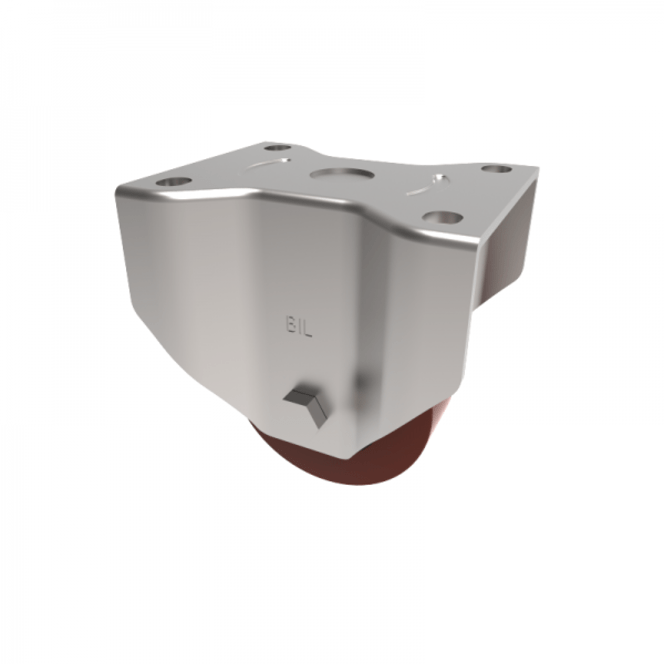 BZPF100PTBJ 100mm Castor Heavy Duty General Purpose steel castors with top plate fittings