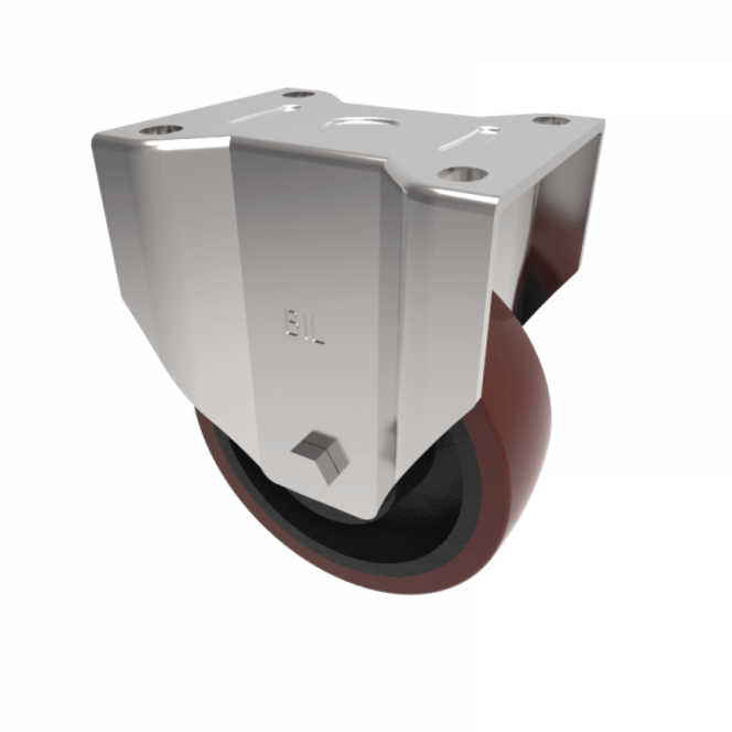 BZPF150PTBJ 150mm Castor Heavy Duty General Purpose steel castors with top plate fittings