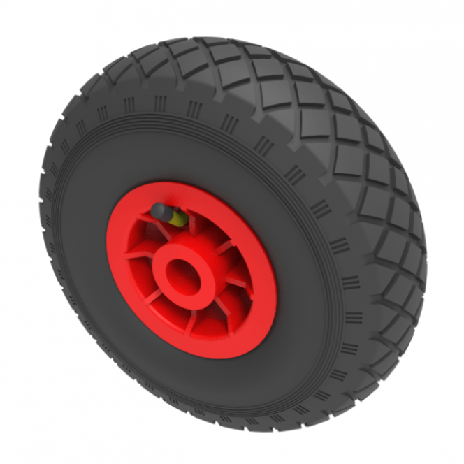 BZWPP3002544D 300mm Wheel Medium Duty Pneumatic Tyred Wheel Plain Bearing