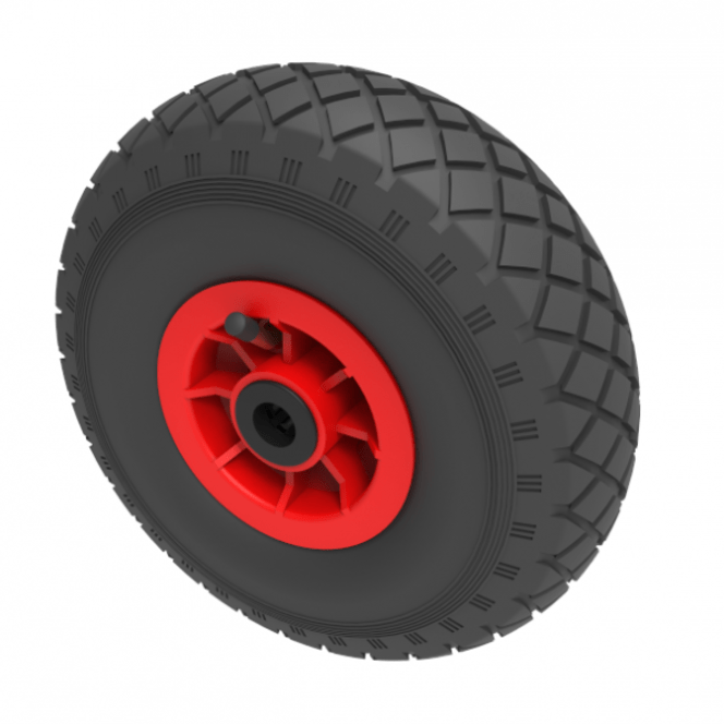 BZWPPR260204D 260mm Wheel Medium Duty Pneumatic Tyred Wheel Roller Bearing